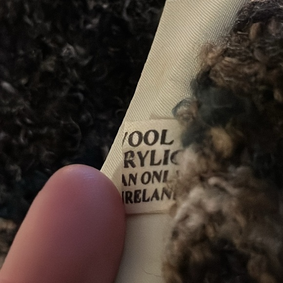 Boyne Valley Weavers Plaid Wool Fringed Shawl Handcrafted in Ireland Womens OS - Picture 11 of 11